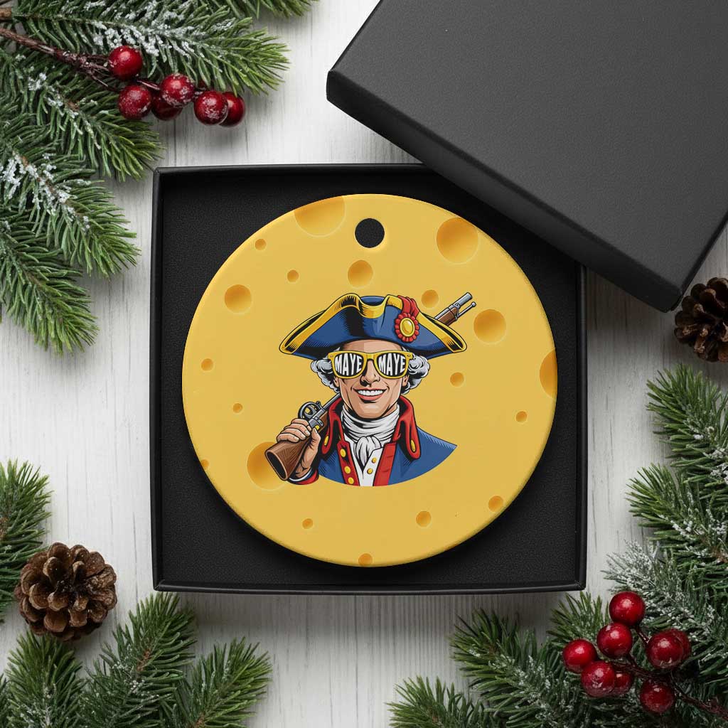 Proud Maye Lover Ceramic Ornament Football Fan Supporter TS12 1pc Yellow Cheese Print Your Wear