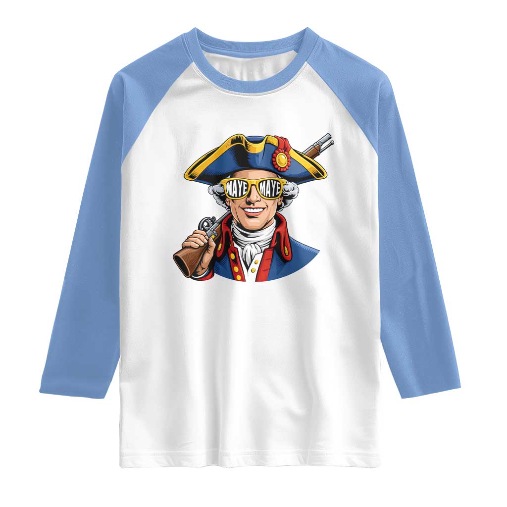 Proud Maye Lover Raglan Shirt Football Fan Supporter TS12 White Carolina Blue Print Your Wear