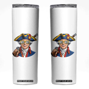 Proud Maye Lover Skinny Tumbler Football Fan Supporter TS12 White Print Your Wear