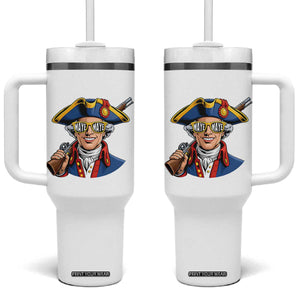Proud Maye Lover Tumbler With Handle Football Fan Supporter TS12 One Size: 40 oz White Print Your Wear
