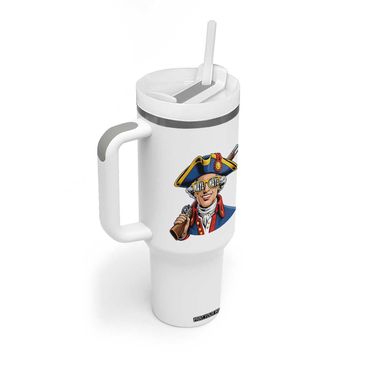Proud Maye Lover Tumbler With Handle Football Fan Supporter TS12 Print Your Wear