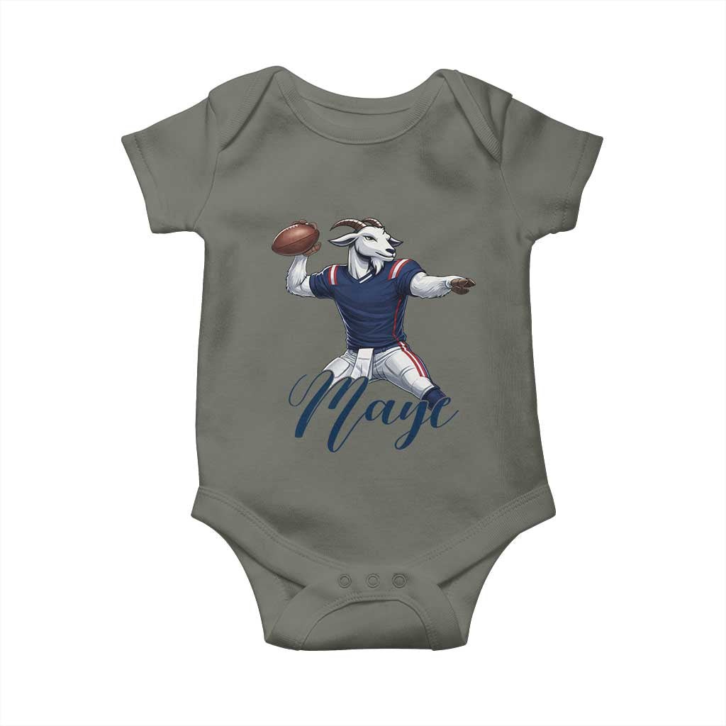 Dedicated Maye Lover Baby Onesie Football Fan Supporter TS12 Military Green Print Your Wear