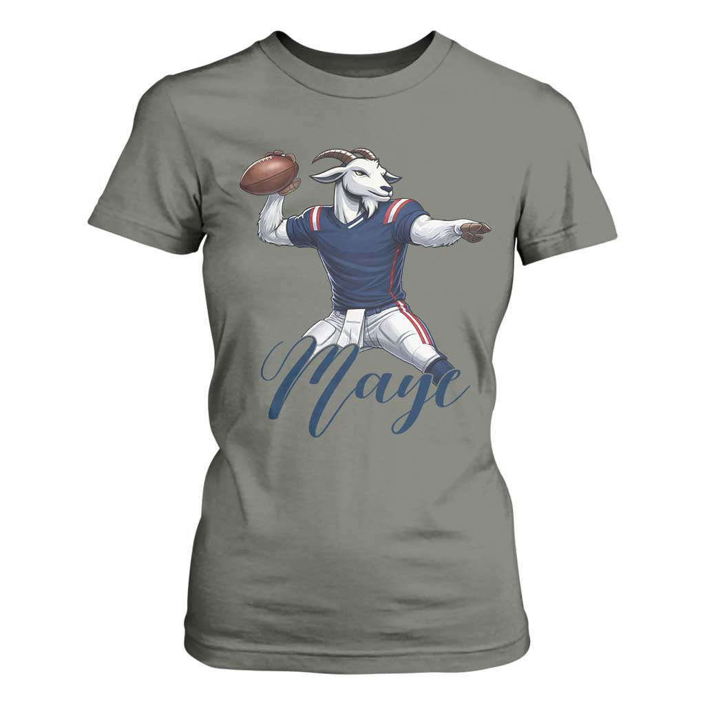 Dedicated Maye Lover T Shirt For Women Football Fan Supporter TS12 Military Green Print Your Wear