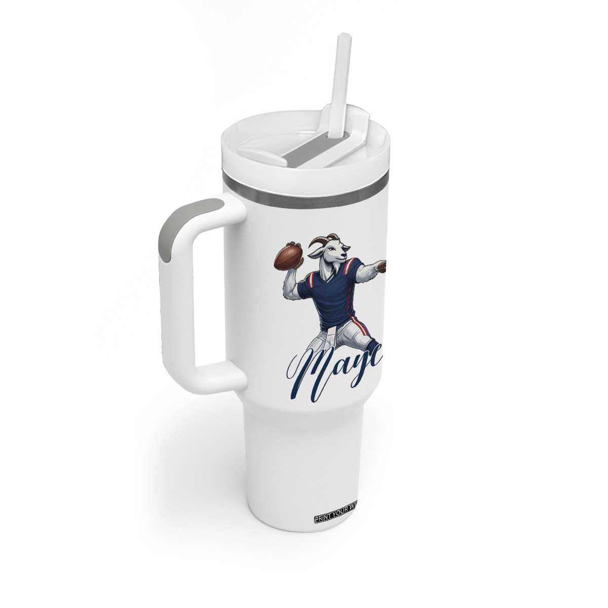 Dedicated Maye Lover Tumbler With Handle Football Fan Supporter TS12 Print Your Wear