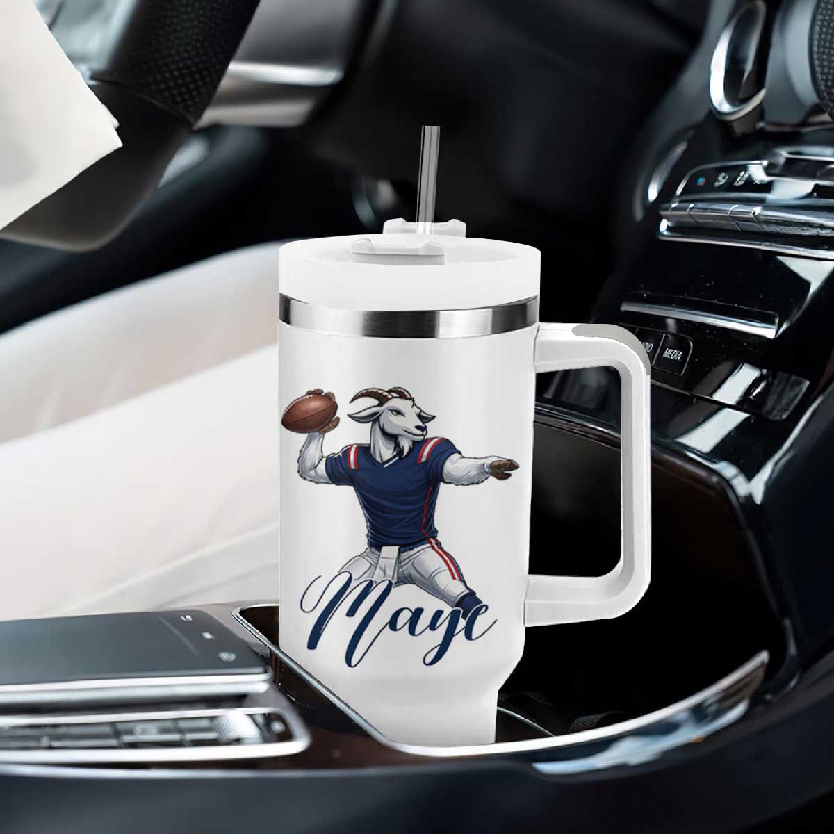 Dedicated Maye Lover Tumbler With Handle Football Fan Supporter TS12 Print Your Wear
