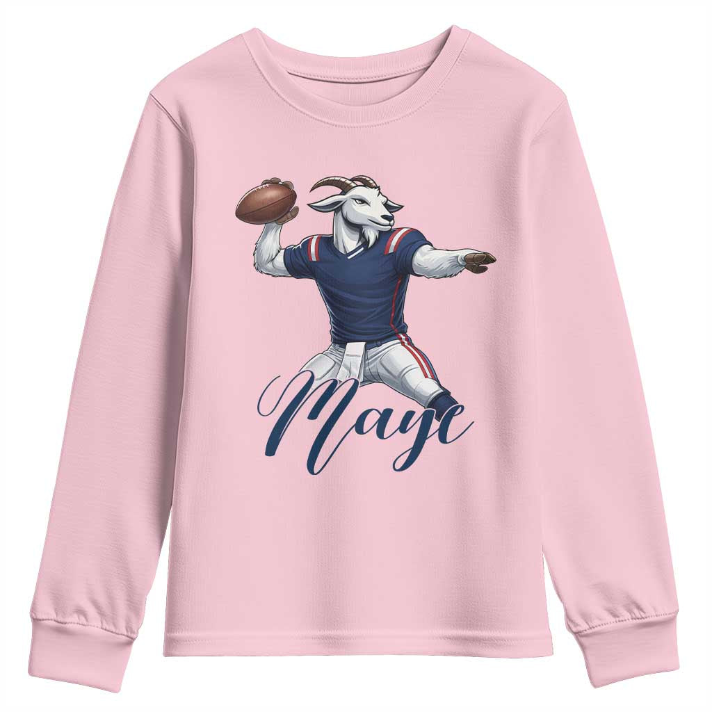 Dedicated Maye Lover Youth Sweatshirt Football Fan Supporter TS12 Light Pink Print Your Wear
