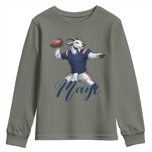 Dedicated Maye Lover Youth Sweatshirt Football Fan Supporter TS12 Military Green Print Your Wear