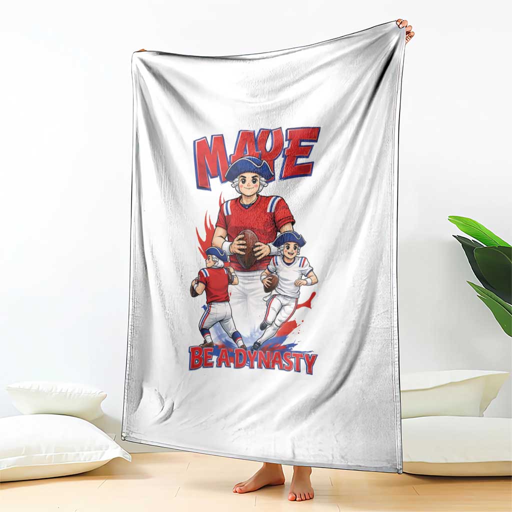 Maye Be A Dynasty Throw Blanket Funny QB Football Fan TS12 Print Your Wear