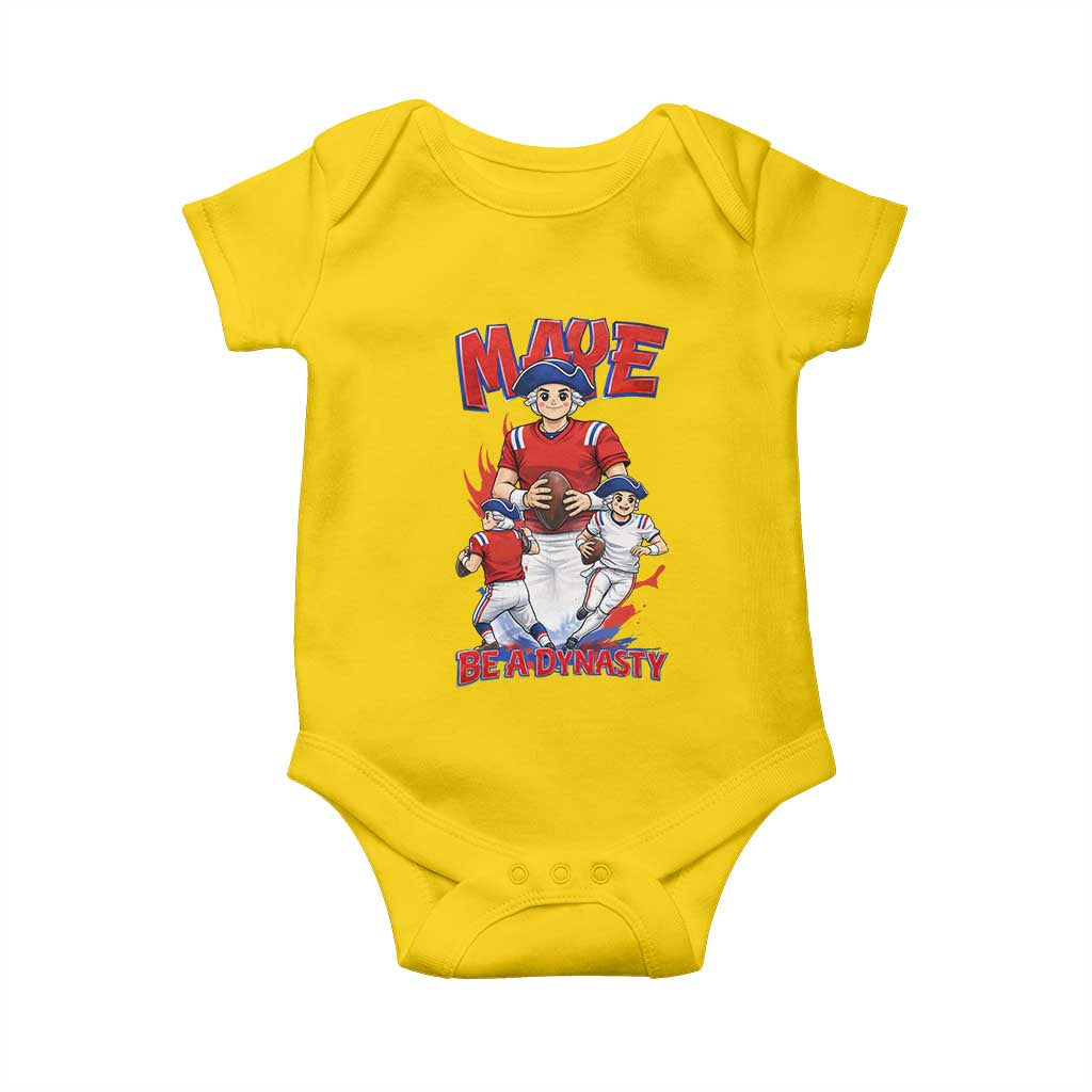 Maye Be A Dynasty Baby Onesie Funny QB Football Fan TS12 Daisy Print Your Wear
