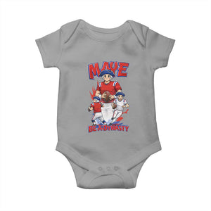 Maye Be A Dynasty Baby Onesie Funny QB Football Fan TS12 Sport Gray Print Your Wear