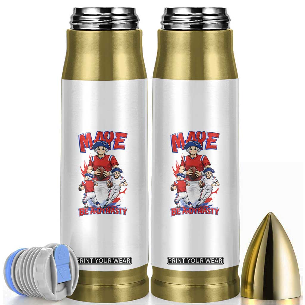 Maye Be A Dynasty Bullet Tumbler Funny QB Football Fan TS12 White Print Your Wear