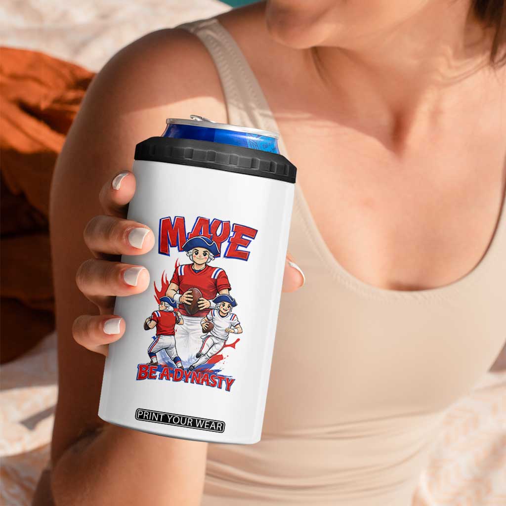 Maye Be A Dynasty 4 in 1 Can Cooler Tumbler Funny QB Football Fan TS12 Print Your Wear