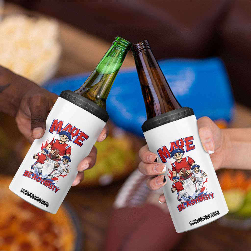 Maye Be A Dynasty 4 in 1 Can Cooler Tumbler Funny QB Football Fan TS12 Print Your Wear