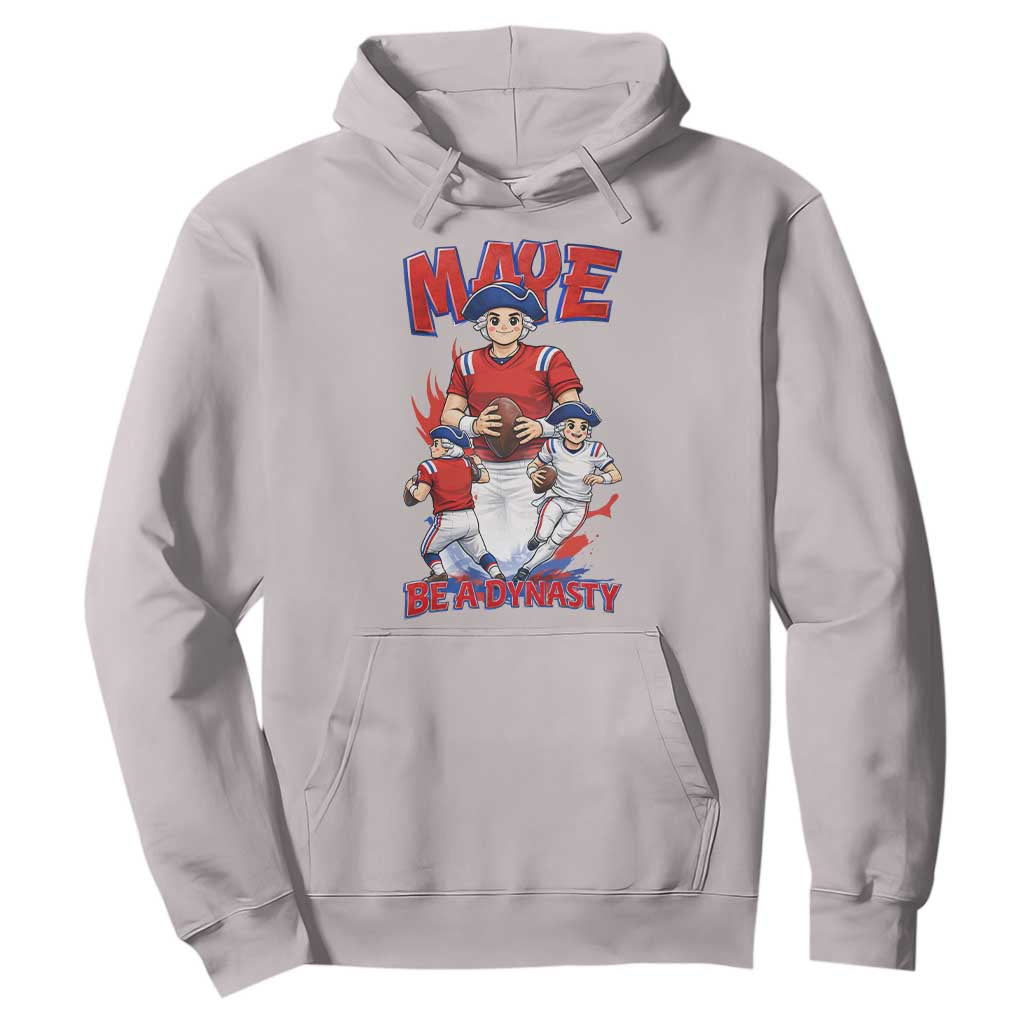 Maye Be A Dynasty Hoodie Funny QB Football Fan TS12 Ice Gray Print Your Wear