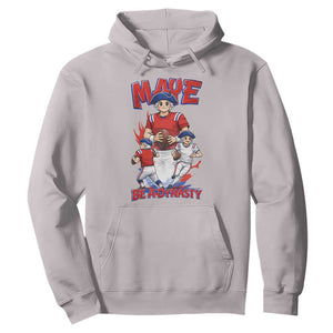 Maye Be A Dynasty Hoodie Funny QB Football Fan TS12 Ice Gray Print Your Wear