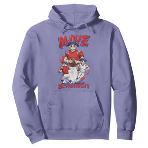 Maye Be A Dynasty Hoodie Funny QB Football Fan TS12 Violet Print Your Wear