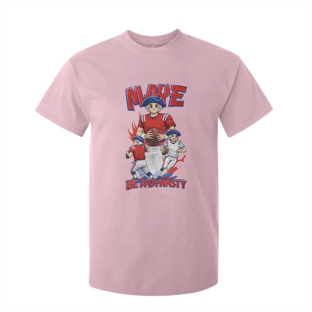 Maye Be A Dynasty T Shirt For Kid Funny QB Football Fan TS12 Light Pink Print Your Wear