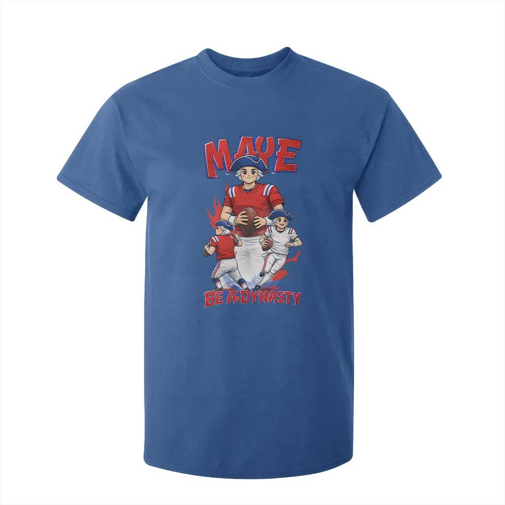 Maye Be A Dynasty T Shirt For Kid Funny QB Football Fan TS12 Royal Blue Print Your Wear