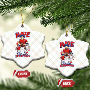 Maye Be A Dynasty Ceramic Ornament Funny QB Football Fan TS12 Print Your Wear