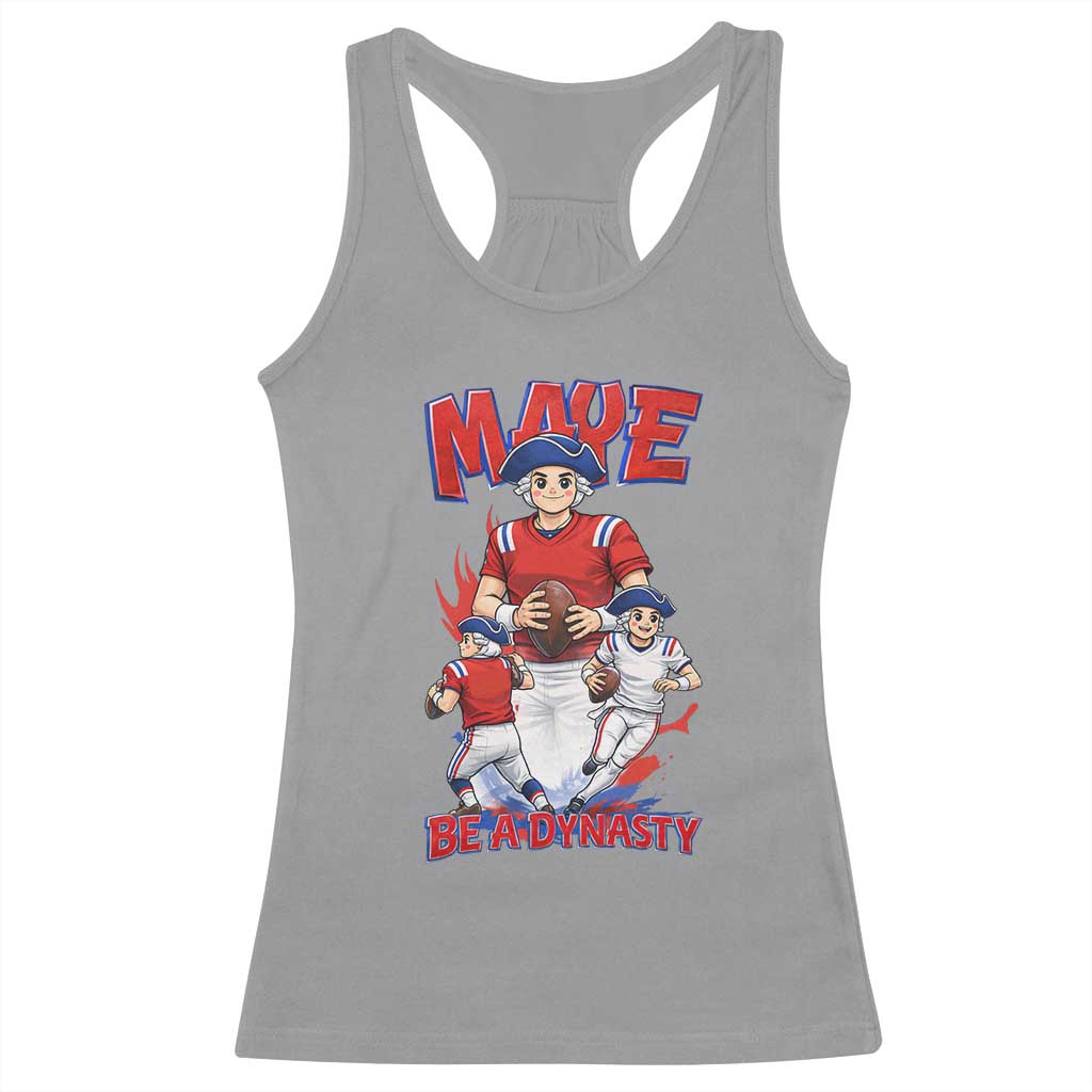 Maye Be A Dynasty Racerback Tank Top Funny QB Football Fan TS12 Sport Gray Print Your Wear