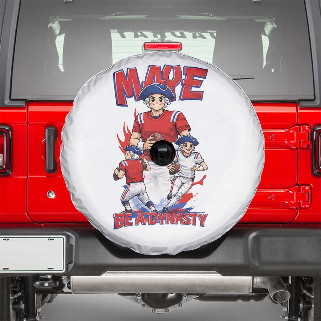 Maye Be A Dynasty Spare Tire Cover Funny QB Football Fan TS12 Black Print Your Wear