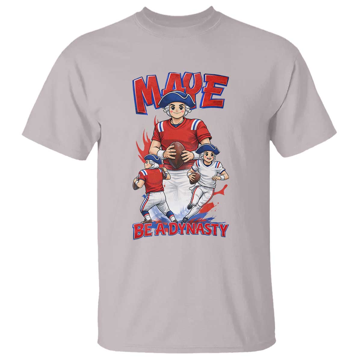 Maye Be A Dynasty T Shirt Funny QB Football Fan TS12 Ice Gray Print Your Wear