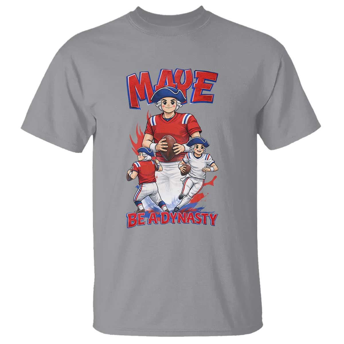 Maye Be A Dynasty T Shirt Funny QB Football Fan TS12 Sport Gray Print Your Wear
