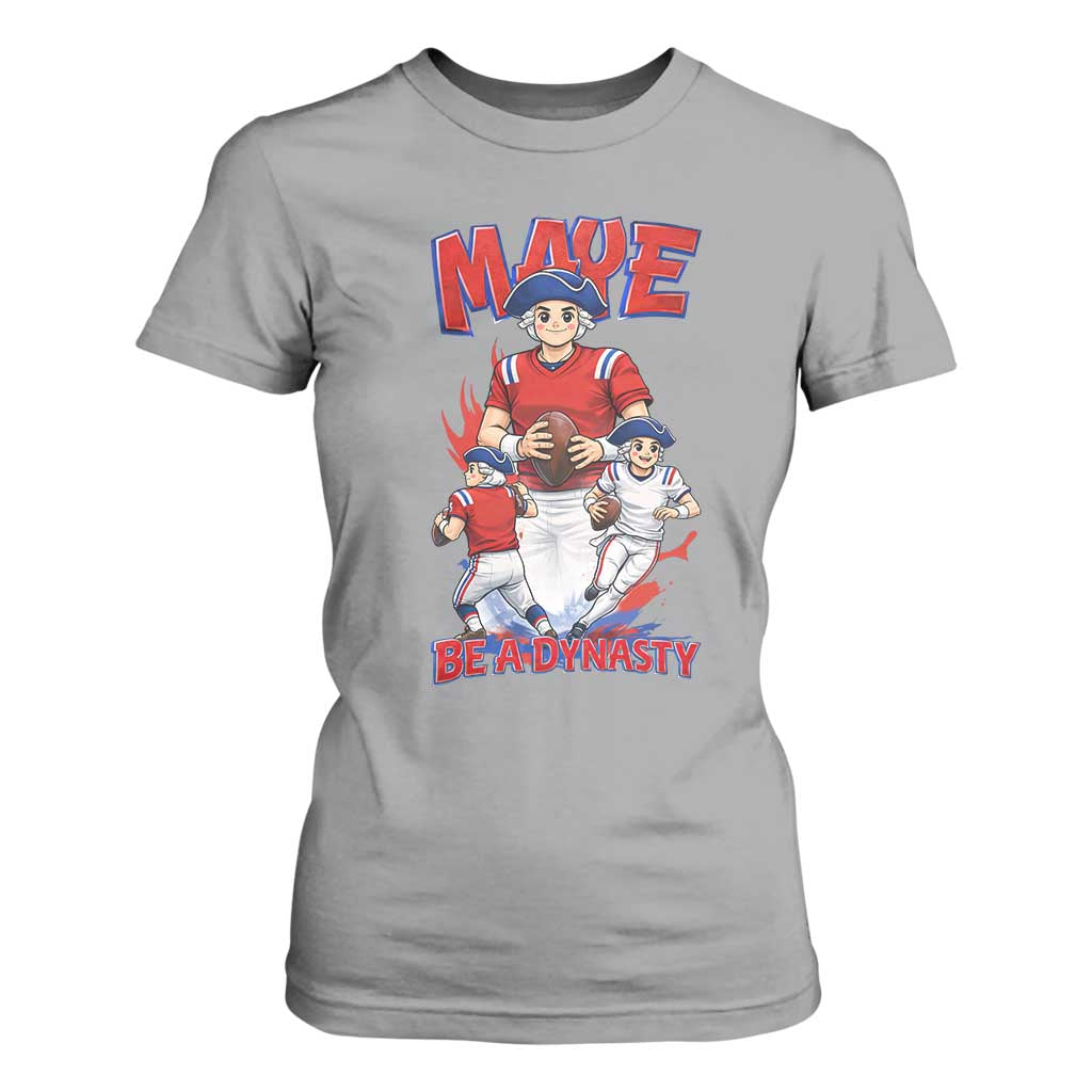 Maye Be A Dynasty T Shirt For Women Funny QB Football Fan TS12 Sport Gray Print Your Wear