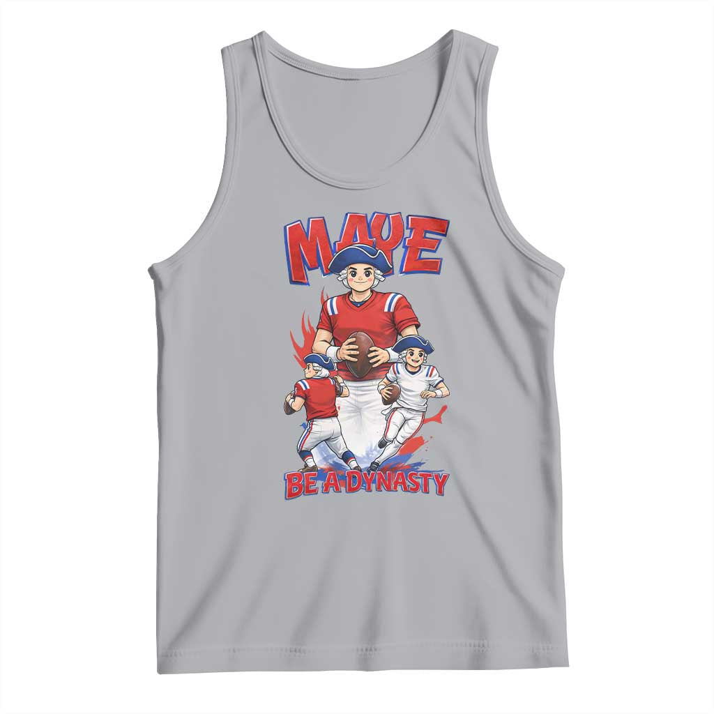 Maye Be A Dynasty Tank Top Funny QB Football Fan TS12 Athletic Heather Print Your Wear