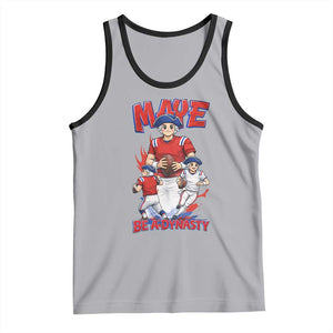 Maye Be A Dynasty Tank Top Funny QB Football Fan TS12 Athletic Heather Black Print Your Wear