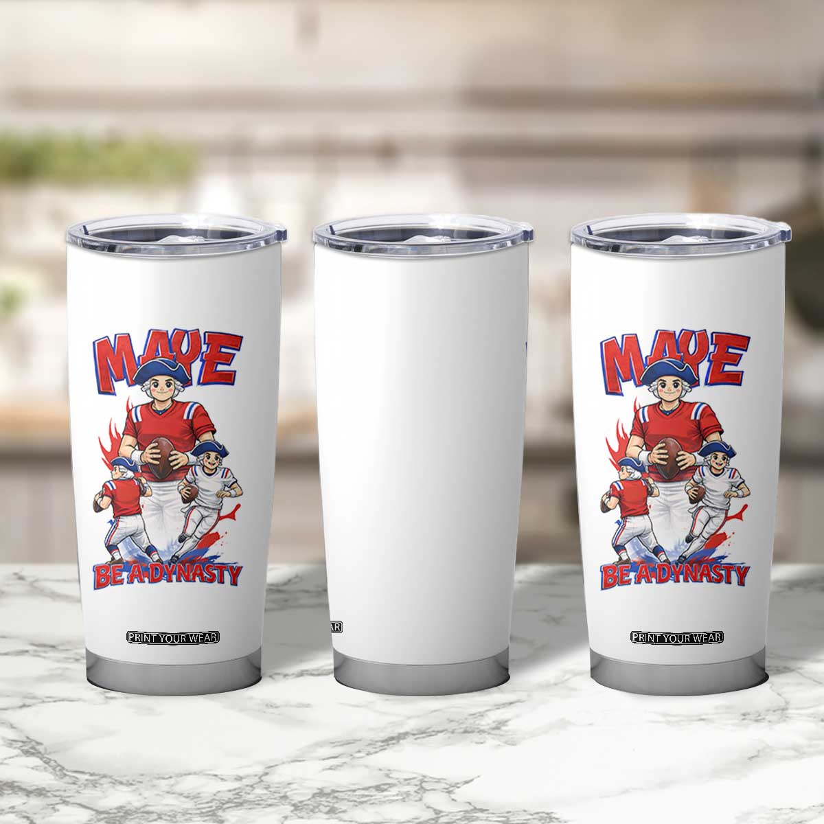 Maye Be A Dynasty Tumbler Cup Funny QB Football Fan TS12 Print Your Wear