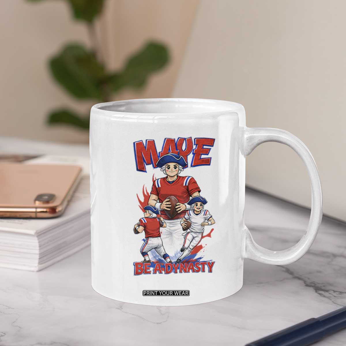 Maye Be A Dynasty Coffee Mug Funny QB Football Fan TS12 Print Your Wear