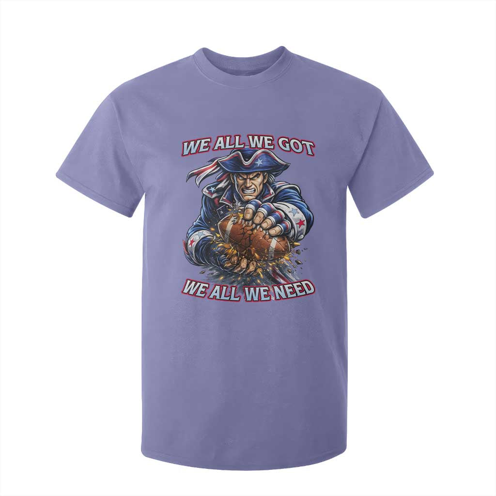 We All We Got We All We Need T Shirt For Kid Football Fan TS12 Violet Print Your Wear