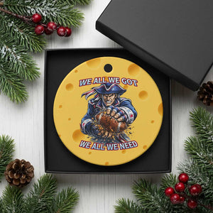 We All We Got We All We Need Ceramic Ornament Football Fan TS12 1pc Yellow Cheese Print Your Wear