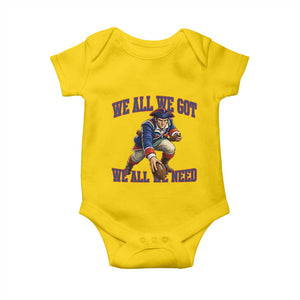 We All We Got We All We Need Baby Onesie Football Fan Supporter TS12 Daisy Print Your Wear