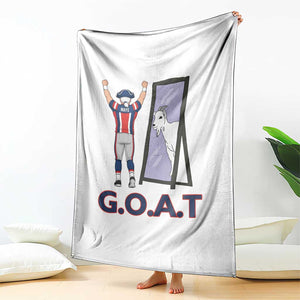 Number Ten Mirror Goat Throw Blanket Football Lover Gift TS12 Print Your Wear