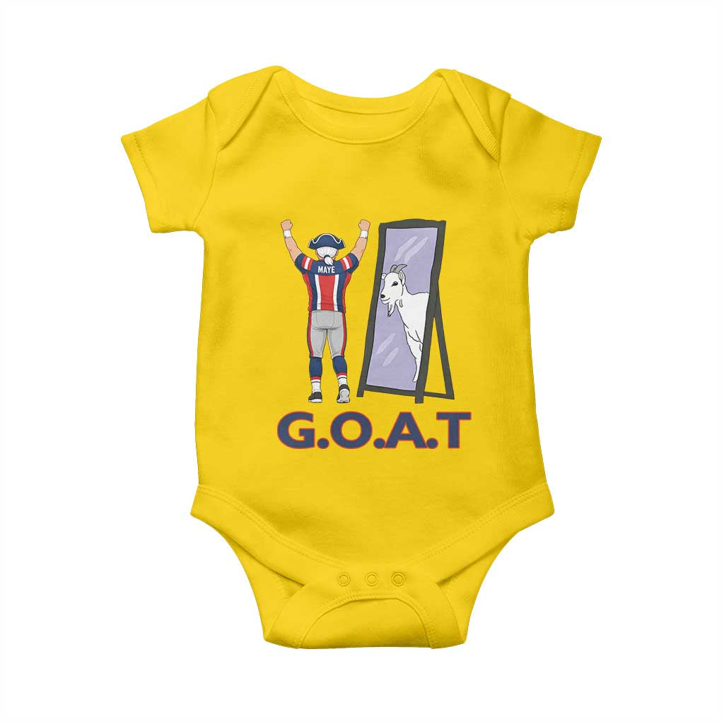 Number Ten Mirror Goat Baby Onesie Football Lover Gift TS12 Daisy Print Your Wear