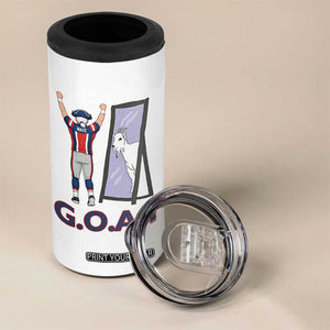 Number Ten Mirror Goat 4 in 1 Can Cooler Tumbler Football Lover Gift TS12 Print Your Wear