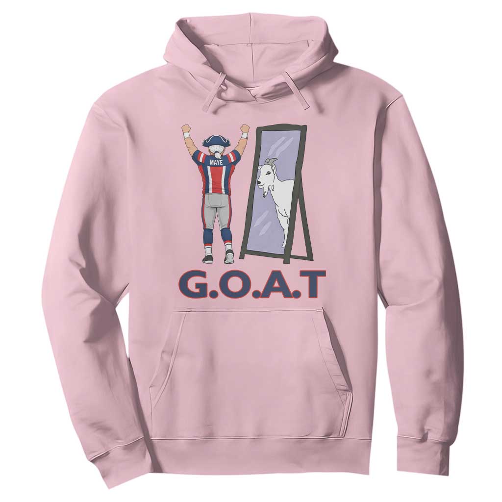 Number Ten Mirror Goat Hoodie Football Lover Gift TS12 Light Pink Print Your Wear