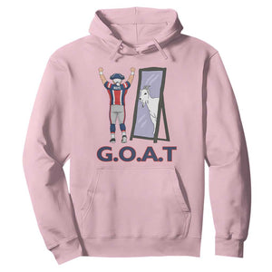 Number Ten Mirror Goat Hoodie Football Lover Gift TS12 Light Pink Print Your Wear