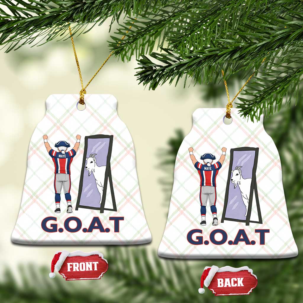 Number Ten Mirror Goat Ceramic Ornament Football Lover Gift TS12 Print Your Wear