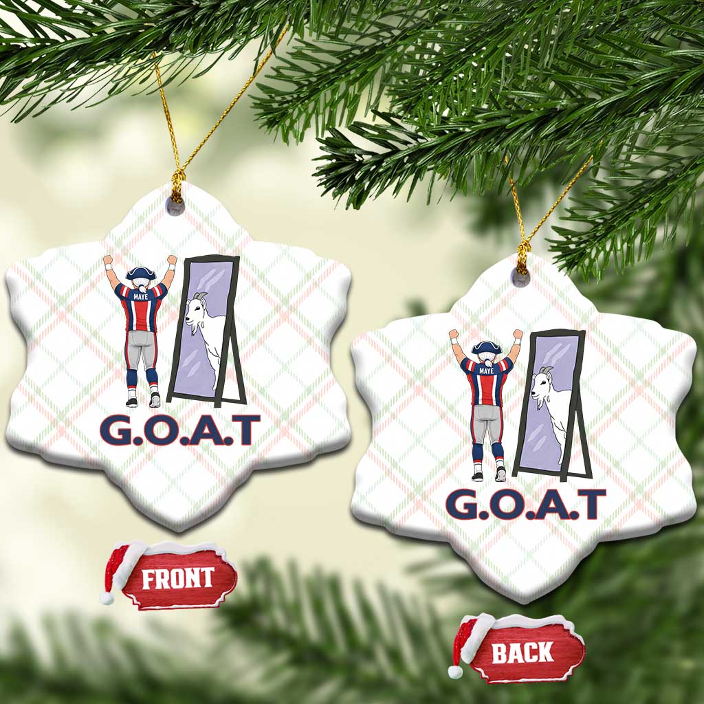 Number Ten Mirror Goat Ceramic Ornament Football Lover Gift TS12 Print Your Wear