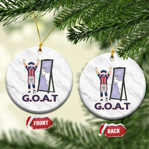 Number Ten Mirror Goat Ceramic Ornament Football Lover Gift TS12 1pc White Marble Print Your Wear