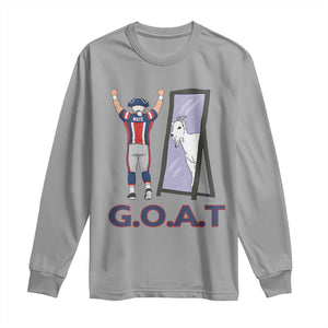 Number Ten Mirror Goat Long Sleeve Shirt Football Lover Gift TS12 Sport Gray Print Your Wear