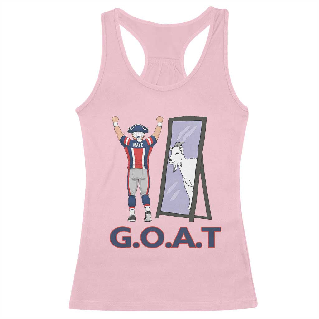 Number Ten Mirror Goat Racerback Tank Top Football Lover Gift TS12 Light Pink Print Your Wear