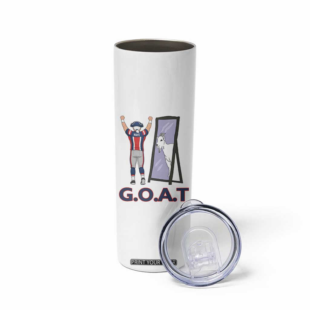 Number Ten Mirror Goat Skinny Tumbler Football Lover Gift TS12 Print Your Wear