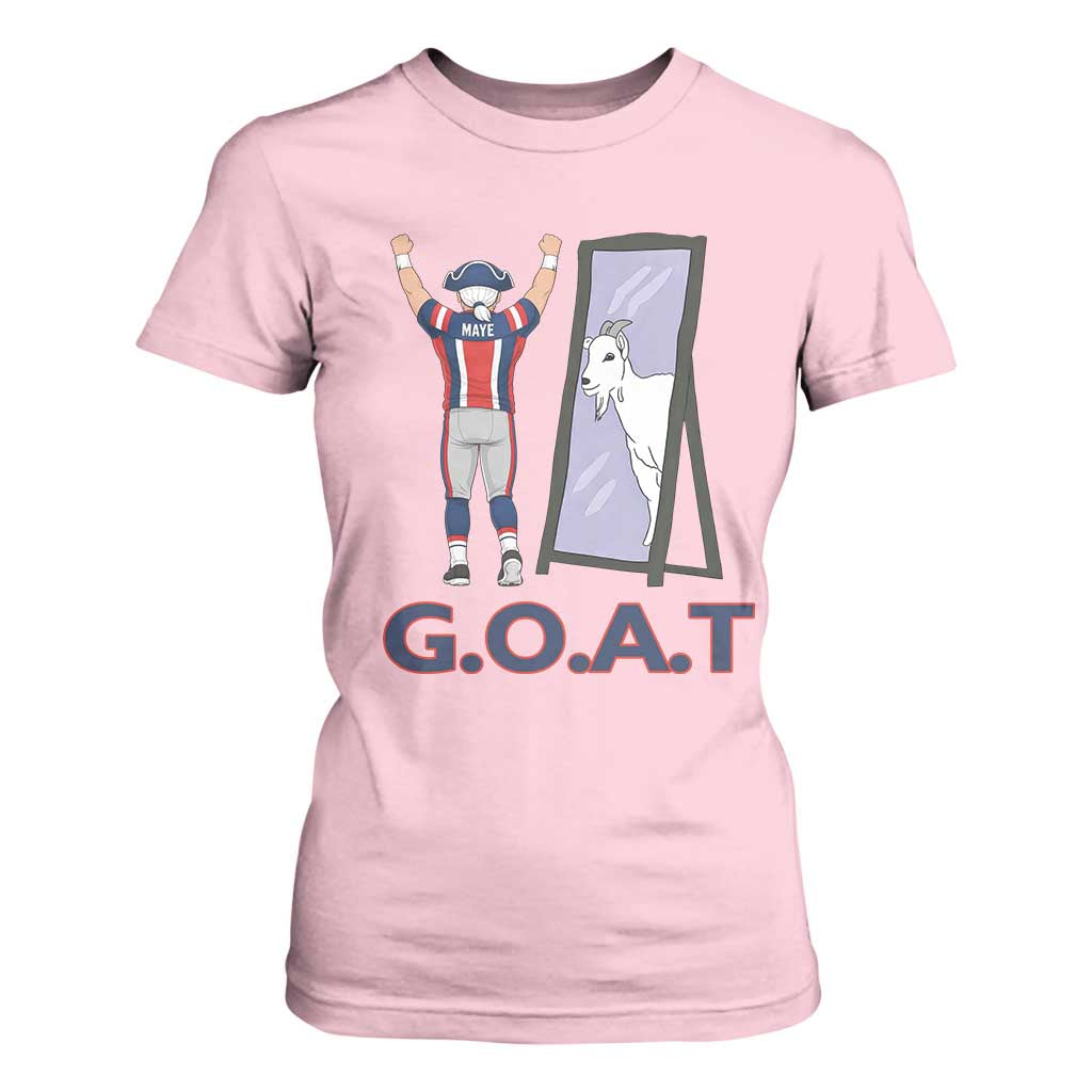Number Ten Mirror Goat T Shirt For Women Football Lover Gift TS12 Light Pink Print Your Wear