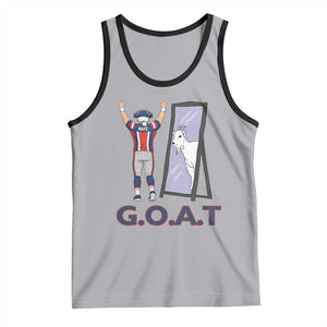 Number Ten Mirror Goat Tank Top Football Lover Gift TS12 Athletic Heather Black Print Your Wear