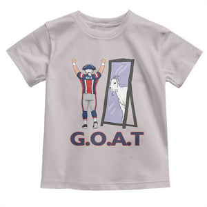 Number Ten Mirror Goat Toddler T Shirt Football Lover Gift TS12 Ice Gray Print Your Wear