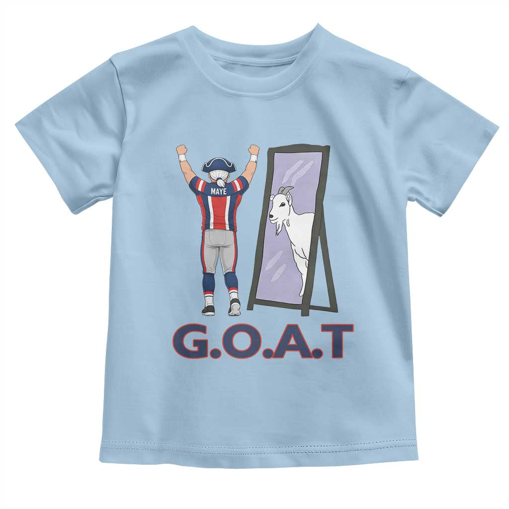 Number Ten Mirror Goat Toddler T Shirt Football Lover Gift TS12 Light Blue Print Your Wear